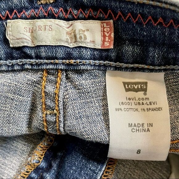 Levi’s 515 Button Flap Long Jean Shorts 406 - Picture 5 of 6